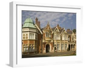 The Mansion, Bletchley Park, the World War Ii Code-Breaking Centre, Buckinghamshire, England, Unite-Rolf Richardson-Framed Photographic Print
