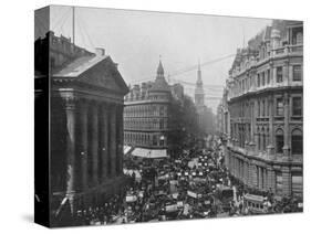 The Mansion House and Cheapside, City of London, c1890 (1911)-Photochrom Co Ltd of London-Stretched Canvas