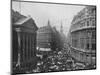 The Mansion House and Cheapside, City of London, c1890 (1911)-Photochrom Co Ltd of London-Mounted Photographic Print