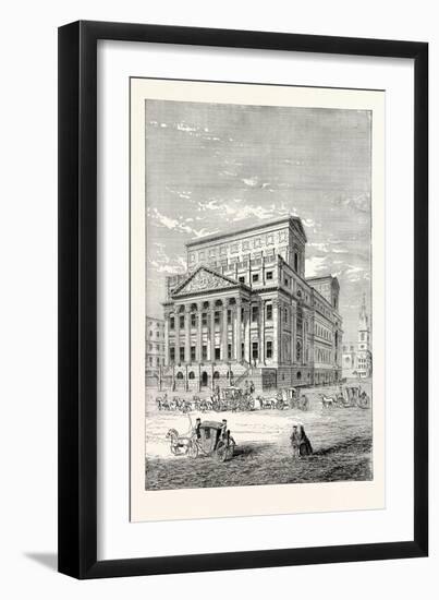 The Mansion House in 1750, London-null-Framed Giclee Print