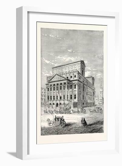 The Mansion House in 1750, London-null-Framed Giclee Print