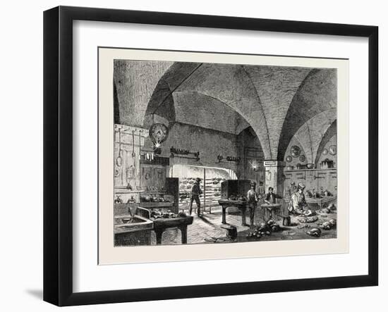 The Mansion House Kitchen, London-null-Framed Giclee Print