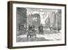 'The Mansion House Station, District Railway Queen Victoria Street', 1891-William Luker-Framed Giclee Print