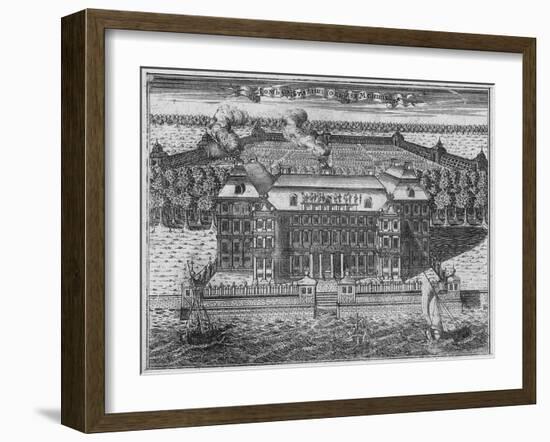 The Mansion of Prince Alexander Danilovich Menshikov, 1717-Alexei Fyodorovich Zubov-Framed Giclee Print