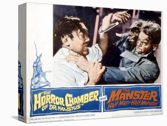 The Manster, Tetsu Nakamura, Peter Dyneley, 1962-null-Stretched Canvas