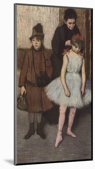 The Mante Family-Edgar Degas-Mounted Premium Edition