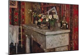 'The Mantelpiece', 1905-Edouard Vuillard-Mounted Giclee Print