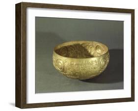 The Mantena, Gold Cup Embossed Originating from Manabi-null-Framed Giclee Print