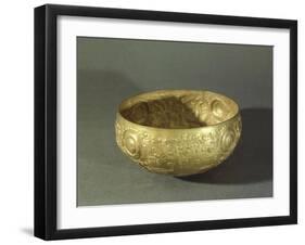 The Mantena, Gold Cup Embossed Originating from Manabi-null-Framed Giclee Print