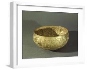 The Mantena, Gold Cup Embossed Originating from Manabi-null-Framed Giclee Print