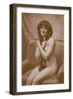 The Mantilla-A. Hanriot-Framed Art Print