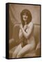 The Mantilla-A. Hanriot-Framed Stretched Canvas