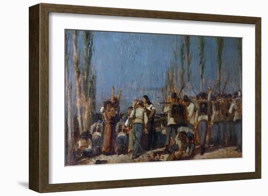 The Mantua Massacres-Giovanni Fattori-Framed Giclee Print