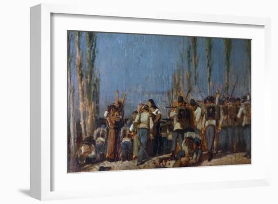 The Mantua Massacres-Giovanni Fattori-Framed Giclee Print