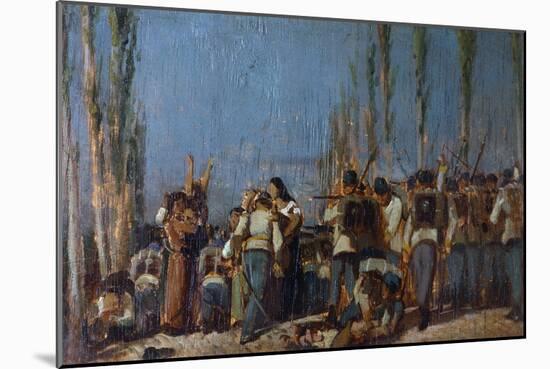 The Mantua Massacres-Giovanni Fattori-Mounted Giclee Print