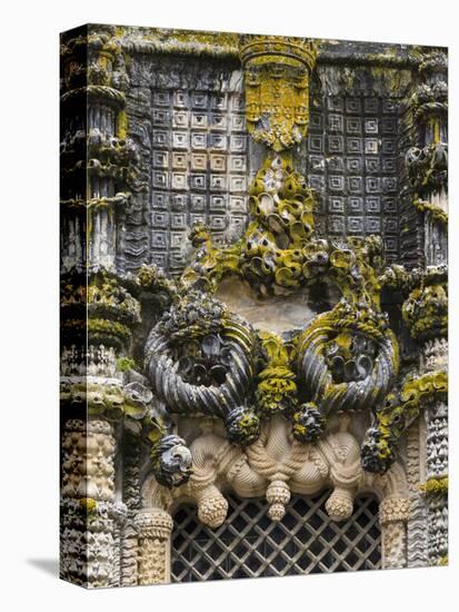 The Manueline Window. Convent of Christ, Tomar, Portugal-Martin Zwick-Stretched Canvas