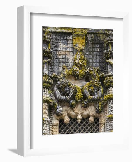 The Manueline Window. Convent of Christ, Tomar, Portugal-Martin Zwick-Framed Photographic Print