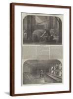 The Manufacture of Gun-Barrels, at Birmingham-Samuel Read-Framed Giclee Print