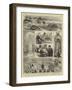 The Maori Difficulty in New Zealand, Visit of King Tawhiao and His Followers to Auckland-Joseph Nash-Framed Giclee Print