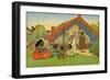 'The Maori's Home', 1912-Charles Robinson-Framed Giclee Print