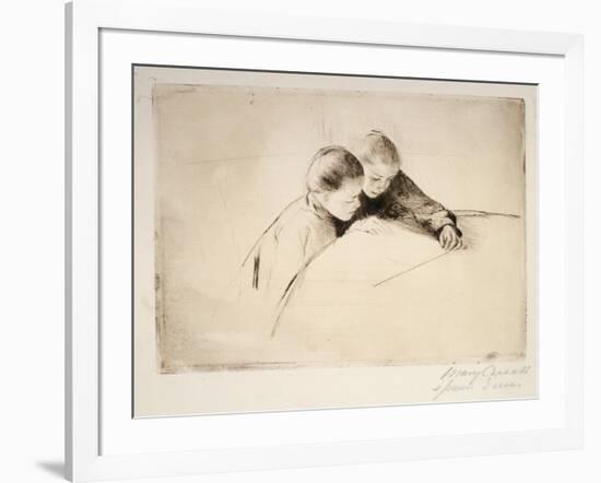 The Map, 1890-Mary Cassatt-Framed Giclee Print