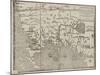 The Map of New England (From: William Hubbard's the Present State of New-England), 1677-John Foster-Mounted Giclee Print