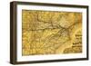 The Map of the B&O-null-Framed Giclee Print