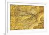 The Map of the B&O-null-Framed Giclee Print