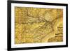 The Map of the B&O-null-Framed Giclee Print
