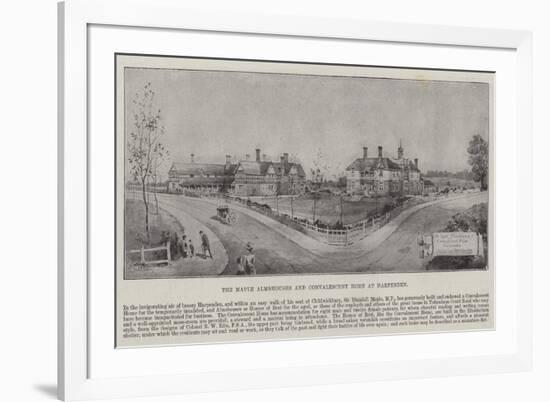 The Maple Almshouses and Convalescent Home at Harpenden-Harold Oakley-Framed Giclee Print