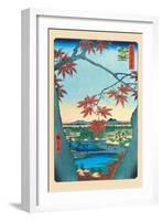 The Maple Trees-Ando Hiroshige-Framed Art Print