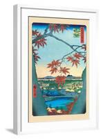 The Maple Trees-Ando Hiroshige-Framed Art Print