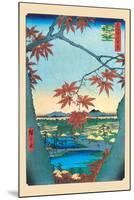 The Maple Trees-Ando Hiroshige-Mounted Art Print