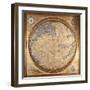 The Mappa Mundi of Fra Mauro, a Camaldolese Monk from the Monastery of San Michele in Murano, 1459-null-Framed Giclee Print