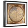 The Mappa Mundi of Fra Mauro, a Camaldolese Monk from the Monastery of San Michele in Murano, 1459-null-Framed Giclee Print