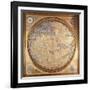 The Mappa Mundi of Fra Mauro, a Camaldolese Monk from the Monastery of San Michele in Murano, 1459-null-Framed Giclee Print