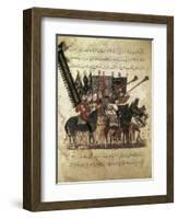 "The Maqamat" (The Assemblies of Al-Hariri), Characteristic Genre of the Medieval Arabic Literature-Yahya ibn Mahmud Al-Wasiti-Framed Art Print