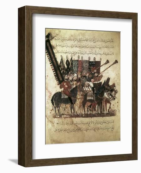 "The Maqamat" (The Assemblies of Al-Hariri), Characteristic Genre of the Medieval Arabic Literature-Yahya ibn Mahmud Al-Wasiti-Framed Art Print