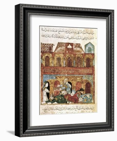 "The Maqamat" (The Assemblies of Al-Hariri), Characteristic Genre of the Medieval Arabic Literature-Yahya ibn Mahmud Al-Wasiti-Framed Art Print