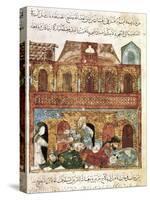"The Maqamat" (The Assemblies of Al-Hariri), Characteristic Genre of the Medieval Arabic Literature-Yahya ibn Mahmud Al-Wasiti-Stretched Canvas