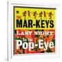 The Mar-Keys - Last Night Do the Pop-Eye-null-Framed Art Print