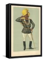 The Maraj Sir Pertab Sing, Jodhpore, 27 August 1887, Vanity Fair Cartoon-Sir Leslie Ward-Framed Stretched Canvas