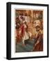 The Maratha Leader Shivaji Defies the Mogul Emperor Aurugzeb at Delhi-null-Framed Art Print