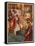 The Maratha Leader Shivaji Defies the Mogul Emperor Aurugzeb at Delhi-null-Framed Stretched Canvas