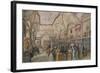 The Marble Hall of the Ambraser Gallery in the Lower Belvedere, Vienna, 1876 (W/C)-Carl Goebel-Framed Giclee Print