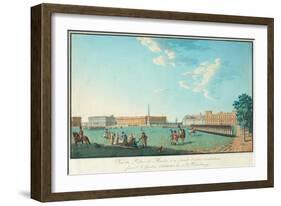 The Marble Palace in Saint Petersburg, C. 1800-Benjamin Paterssen-Framed Giclee Print