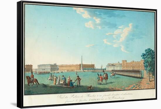 The Marble Palace in Saint Petersburg, C. 1800-Benjamin Paterssen-Framed Stretched Canvas