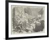 The Marble Quarries of Carrara-null-Framed Giclee Print