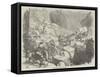 The Marble Quarries of Carrara-null-Framed Stretched Canvas