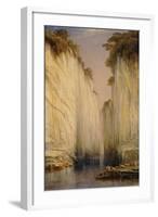 The Marble Rocks - Nerbudda Jubbulpore-Edward Lear-Framed Giclee Print